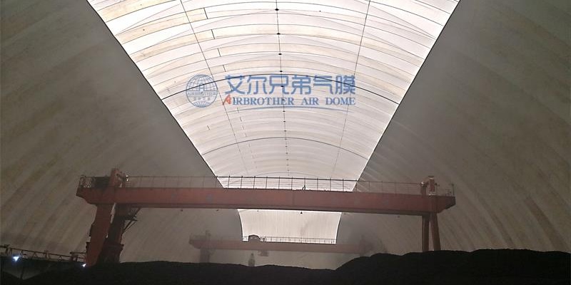 氣膜煤場的應用進一步促進了煤炭的經濟發展