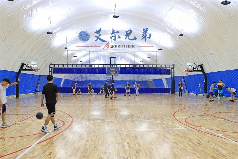 大跨度氣膜體育館審批手續(xù)簡單，建造時間短